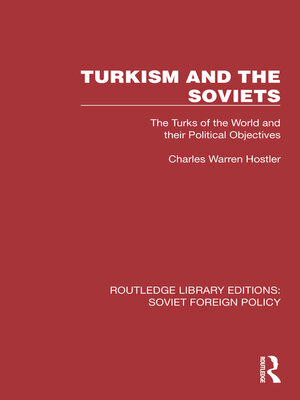 cover image of Turkism and the Soviets